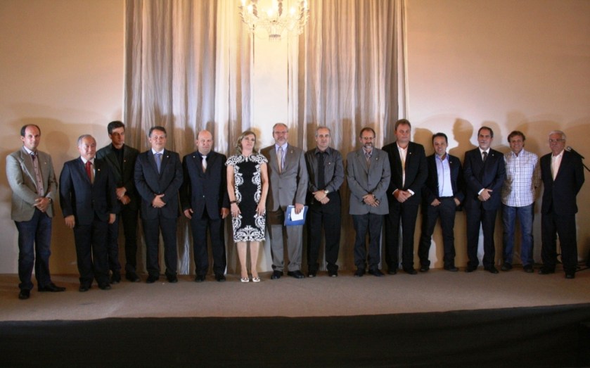 A nova diretoria da Abapa empossada na noite de ontem