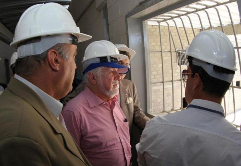 Em 9 de setembro, Wagner fiscalizou obra em fase final de acabamento.