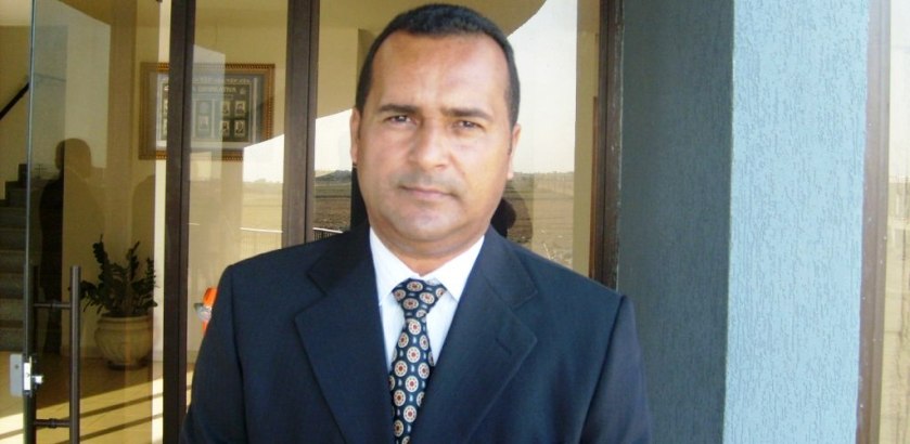 Cabo Carlos na Segurança. Foto de Carlos Alberto Reis Sampaio