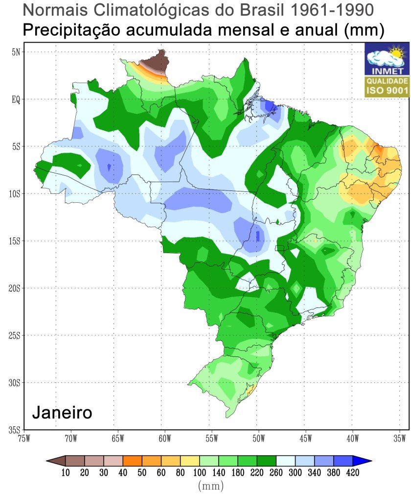 Trinta anos de história das chuvas de janeiro. Ainda temos tempo de recuperar as lavouras. Clique na imagem para ampliar.