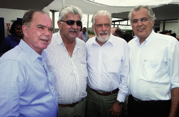 Antônio Henrique e Humberto Santa Cruz, com João Leão e o ex-governador Jaques Wagner. Condutores da   sucessão pela Situação.