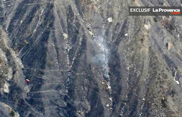 Foto do local da queda