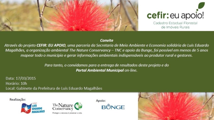 convite meio ambiente