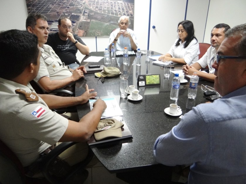 Na reunião foram definidas as medidas de segurança que serão adotadas nos dois dias de comemorações pelo 15º aniversário de Luís Eduardo Magalhães