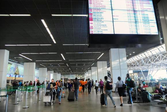 Aeroportos sem atropelo no feriadão.