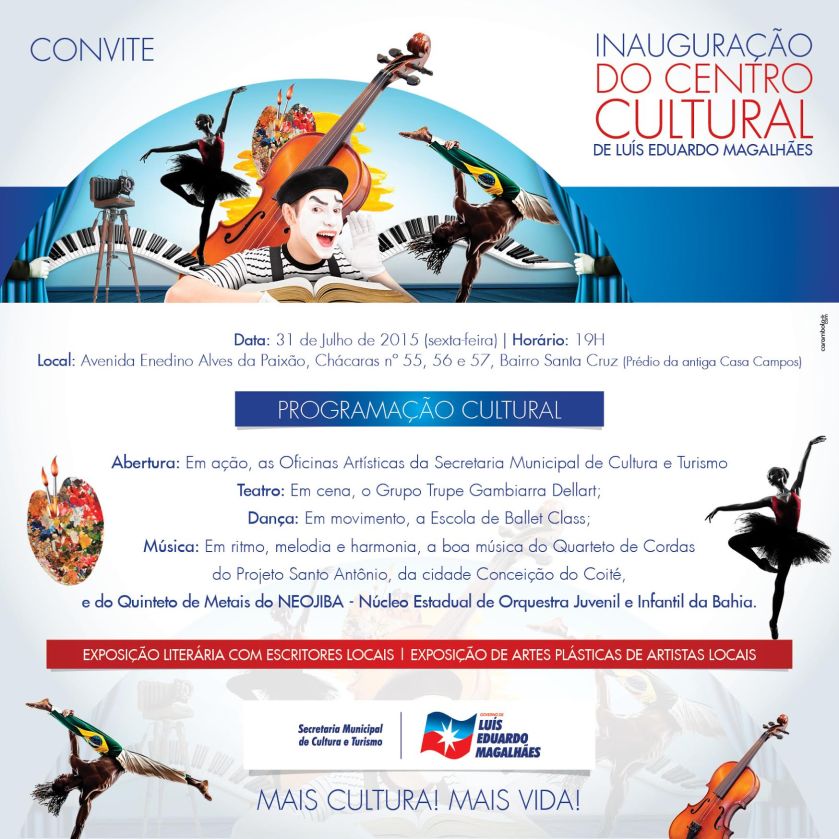 centro cultural convite