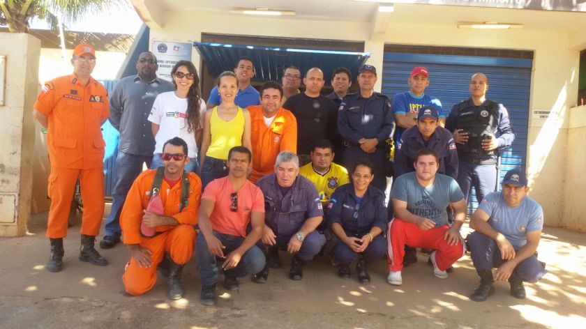 Equipe de servidores municipais que participaram da capacitação de Formação de Brigadas de Prevenção e Combate aos Incêndios Florestais (1)