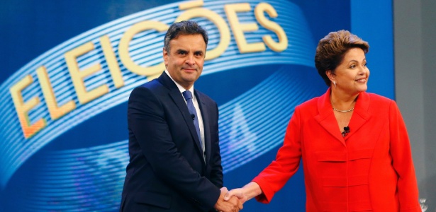 aécio e dilma
