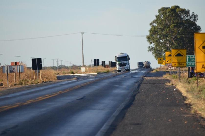 Intersecção com a BR 020. Aqui começa o sofrimento.