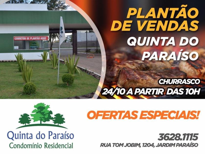 convite Quinta do Paraíso