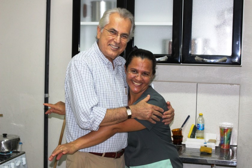 No dia do Servidor Público, o prefeito fez questão de cumprimentar os servidores