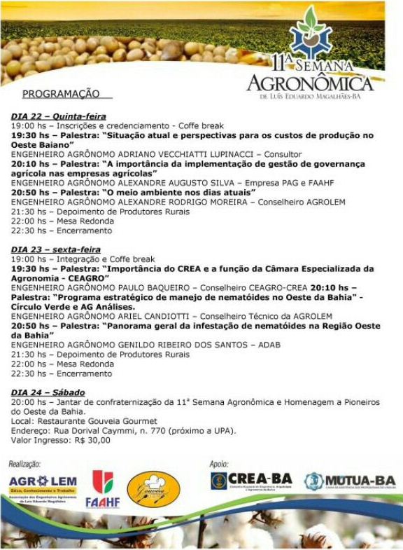 semana agronômica