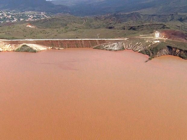 Barragem de Germano: o dobro do tamanho de Fundão e Santarém, que  desabaram na segunda passada.
