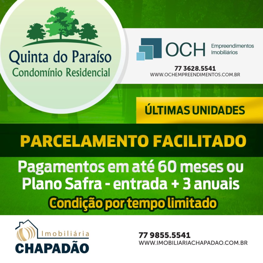 Chapadão Quintas 15 de julho