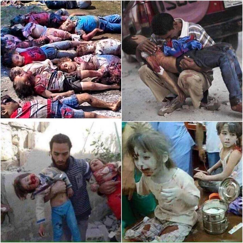 Crianças mortas na Síria: quem são os terroristas?