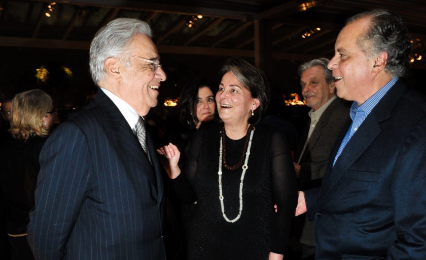 Fernando Henrique Cardoso com Carmo e Jovelino Mineiro