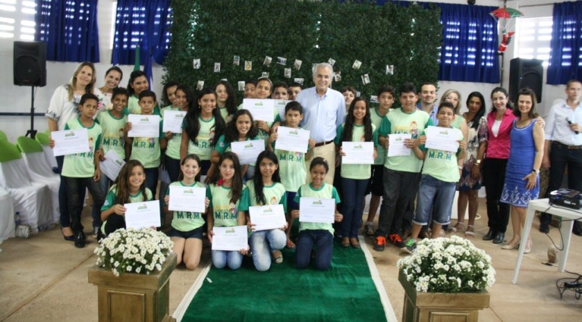 Formandos 2015 do Programa Agente Ambiental Mirin