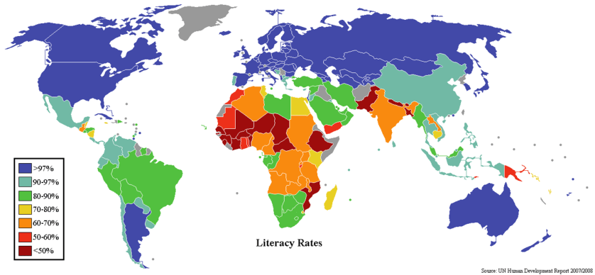 Investimento crescentes em educação no mundo
