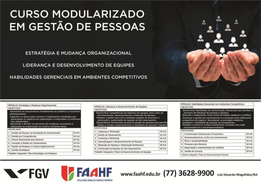 Faahf pós graduação