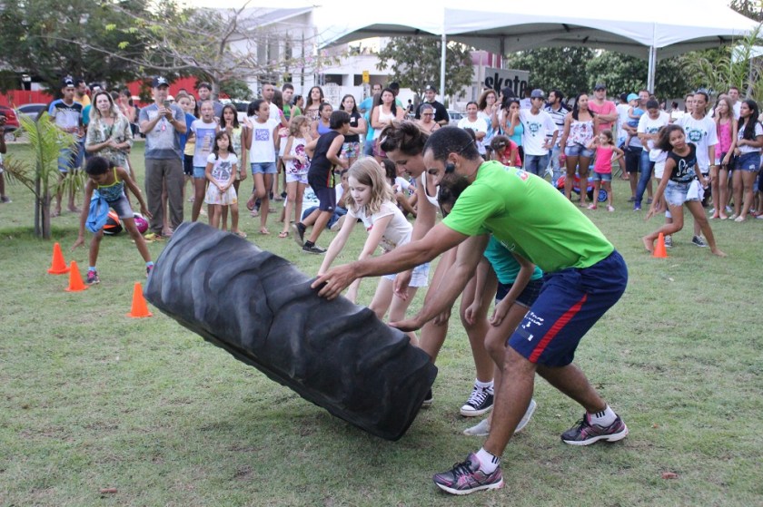 A atividade que contou com o maior envolvimento dos moradores foi o CrossFit