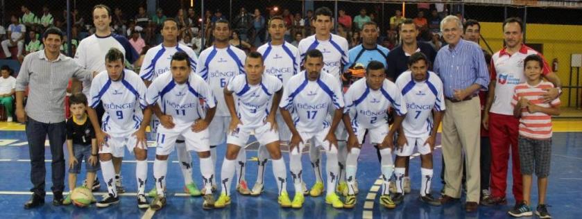A Bunge, a atual campeã da Copa Empresarial de Futsal de Luís Eduardo Magalhães