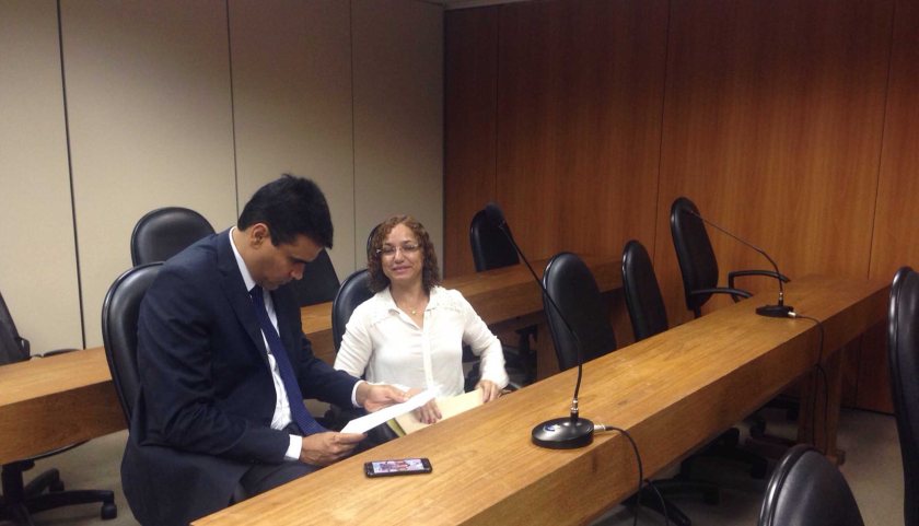 Em novembro, Nice do Rosário foi pedir mais atenção na Assembleia da Bahia