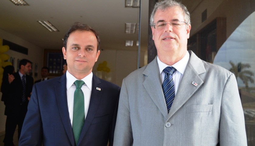 O novo presidente da OAB-LEM e o Presidente da OAB-BAHIA.
