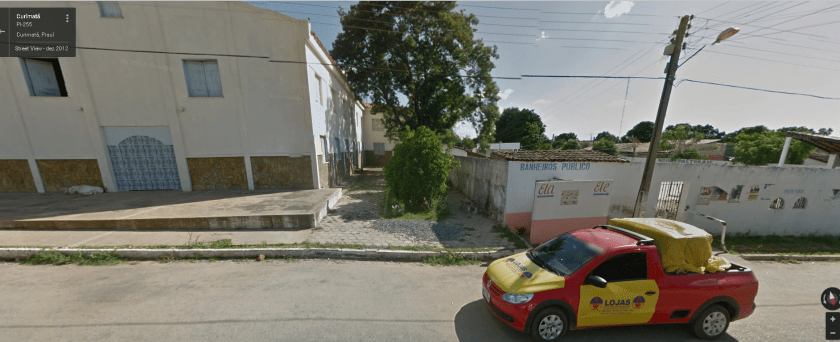 A pacífica Curumatá foi abalada pela tentativa frustrada de assalto ao Banco do Brasil. Imagem google streetnews