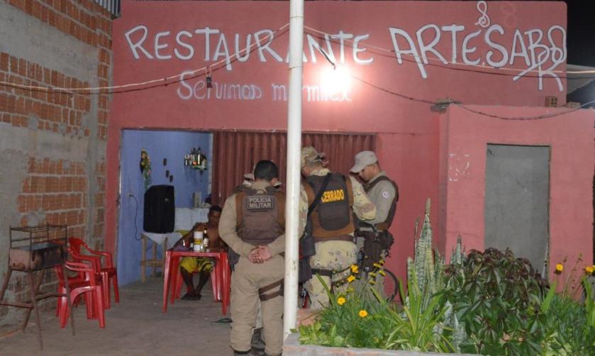 O bar onde aconteceu a tentativa de homicídio