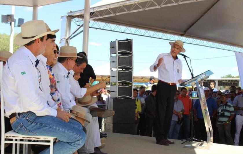 Prefeito discursa na abertura da décima segunda edição da Bahia Farm Show