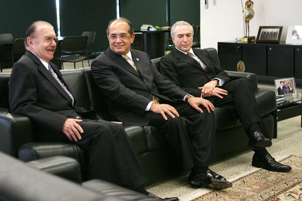 Sarney, Gilmar e Cunha