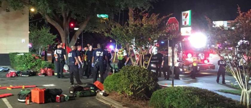 Orlando virou uma praça de guerra. Foto El País