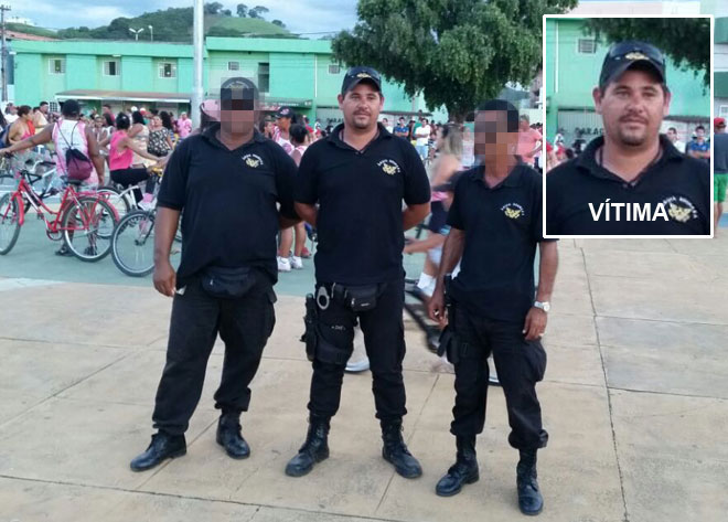 O segurança assassinado em 2015