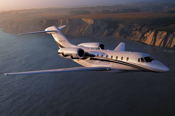 Avião semelhante à aeronave apreendida.