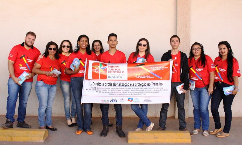 Equipe formada pelo CREAS, CRAS, Conselho Tutelar e CMDCA