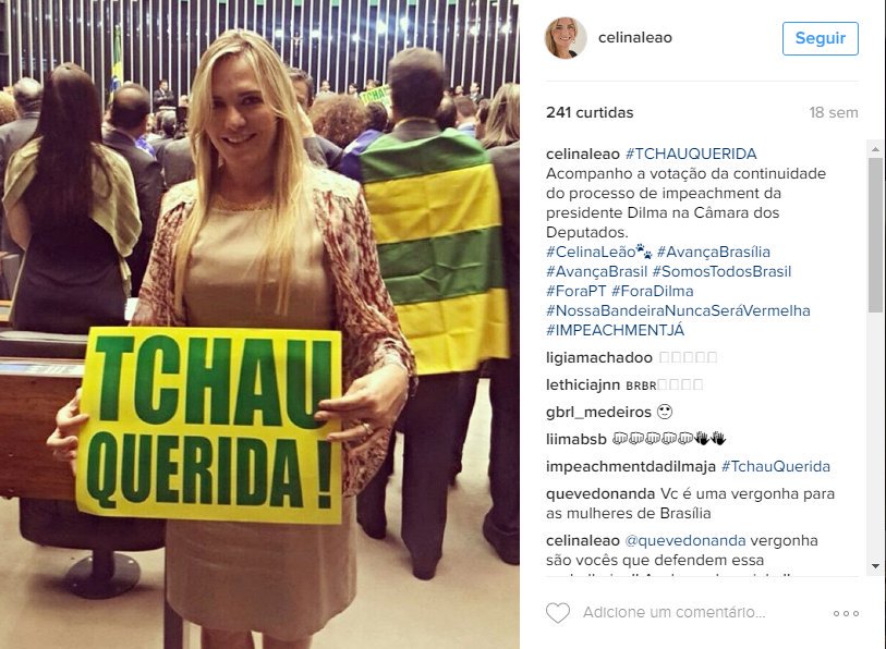 A grande moralista, que pregava o impeachment, foi afastada por malfeitos bem especiais.