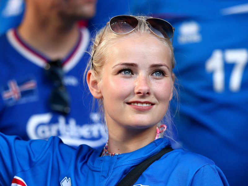 Uma islandesa: imagina só se você tiver a sorte de casar com uma bonitinha dessas. 