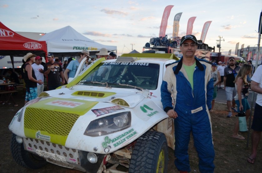 Silmar e seu protótipo Sherpa