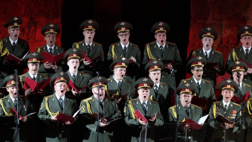 Militares do Coro Alexandrov