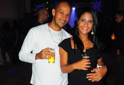 Paulo e Itainá em foto colhida nas redes sociais.