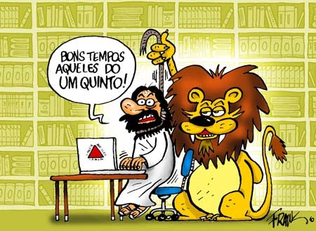 Charge do catarinense Frank.